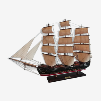 Bateau collection bois Fragata Siglo XVIII - 72 cm x 54 cm en parfait état