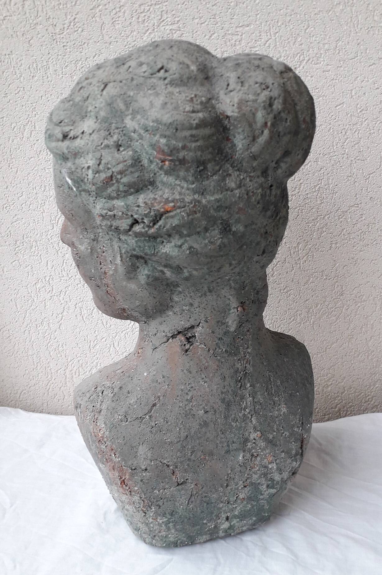 Terracotta bust
