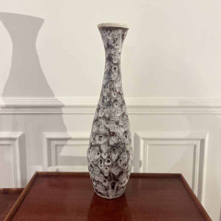 Très grand vase en céramique émaillée Vallauris