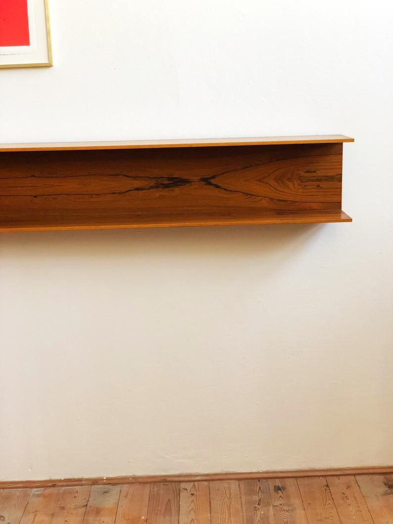 Walter Wirz "Regal" wall shelf for Wilhelm Renzen teak
