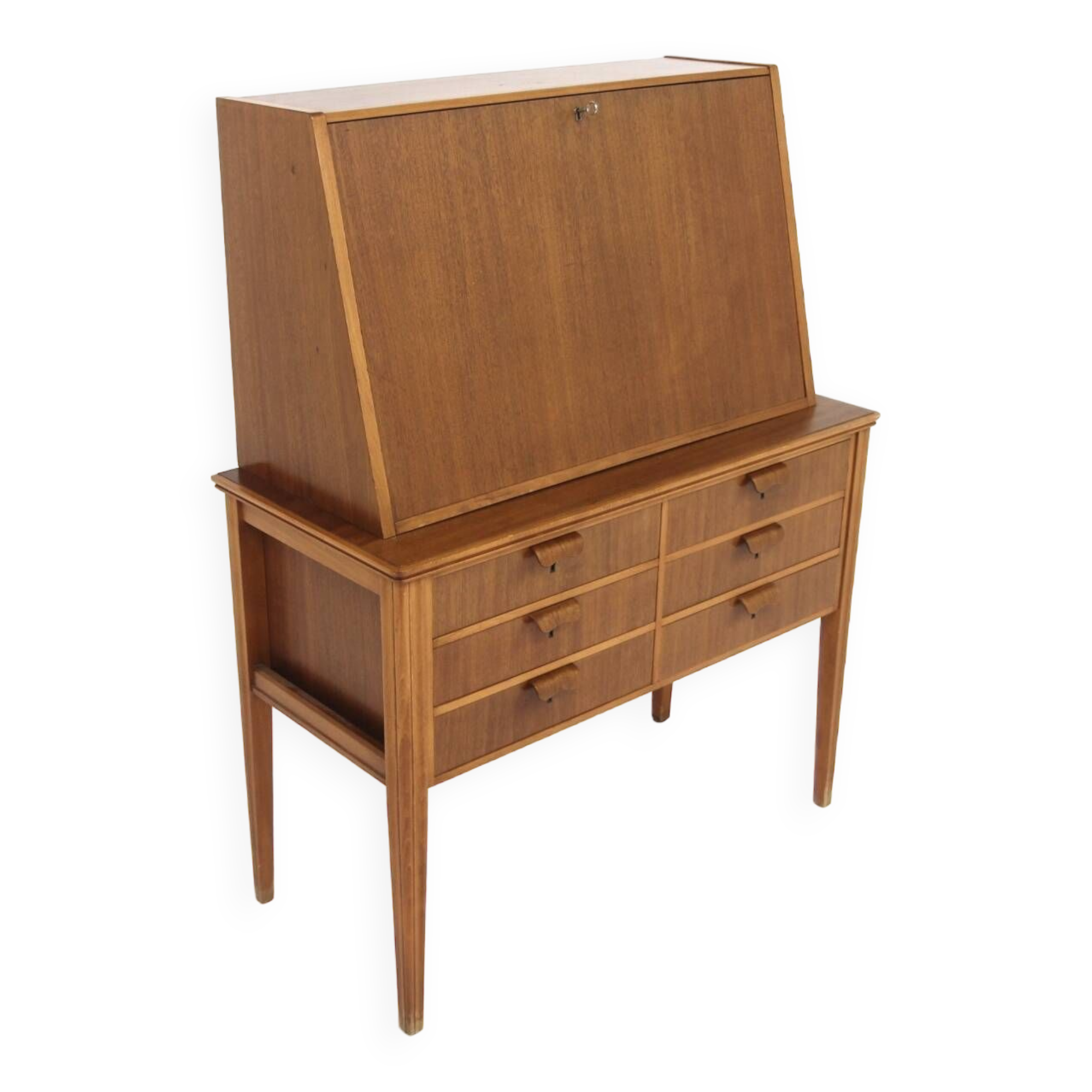 Scandinavian mahogany secretary, Sweden, 1950