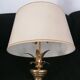 Lustre suspension bouillotte 3 lampes décor roseaux