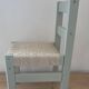 Chaise enfant bois et cisal