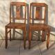 2 1950s bistro chairs