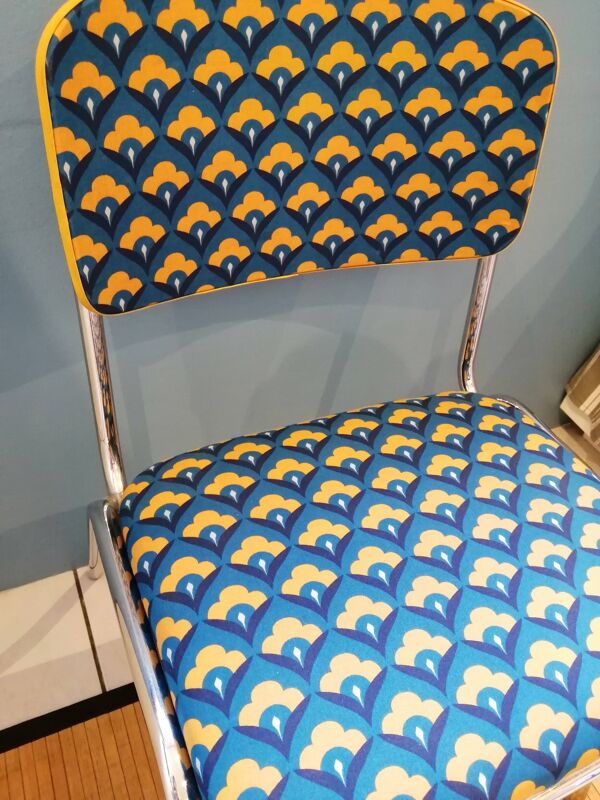 Chaise relookée vintage