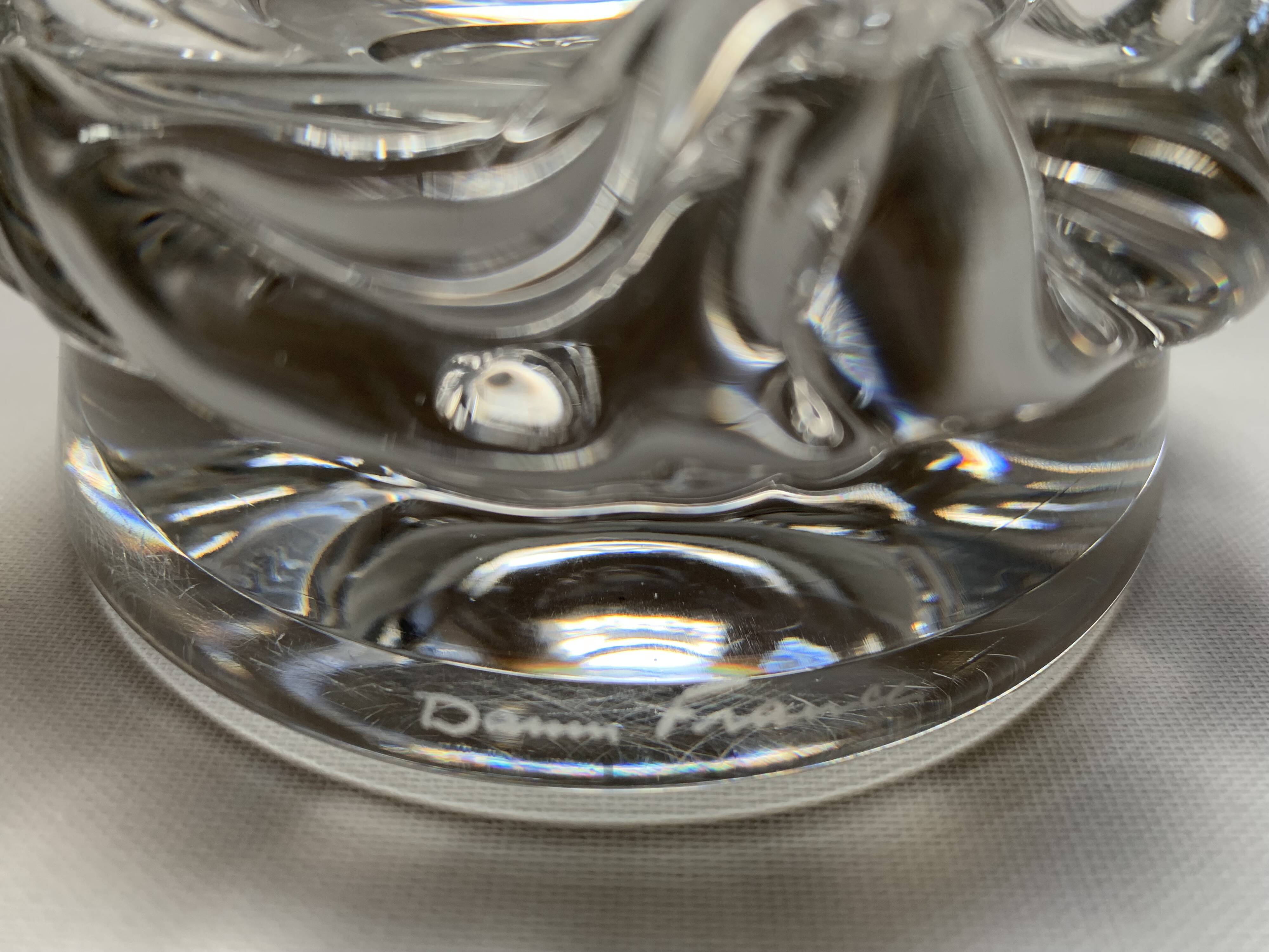 Pichet à eau en cristal de Daum, modèle Sorcy