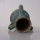 German studio ceramic handle vase by Lu & Gerd Grove, Lübeck, 1960s