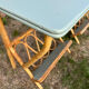 Paire de chevets en rotin vintage 1960