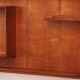 Italian Handmade Walnut wall cabinet from the 1960s.