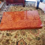 Gold magnifying glass coffee table 70