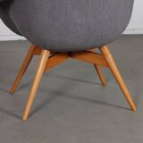 Pair of vintage armchairs by Miroslav Navratil, 1960