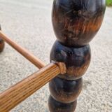Set of 3 country straw stools