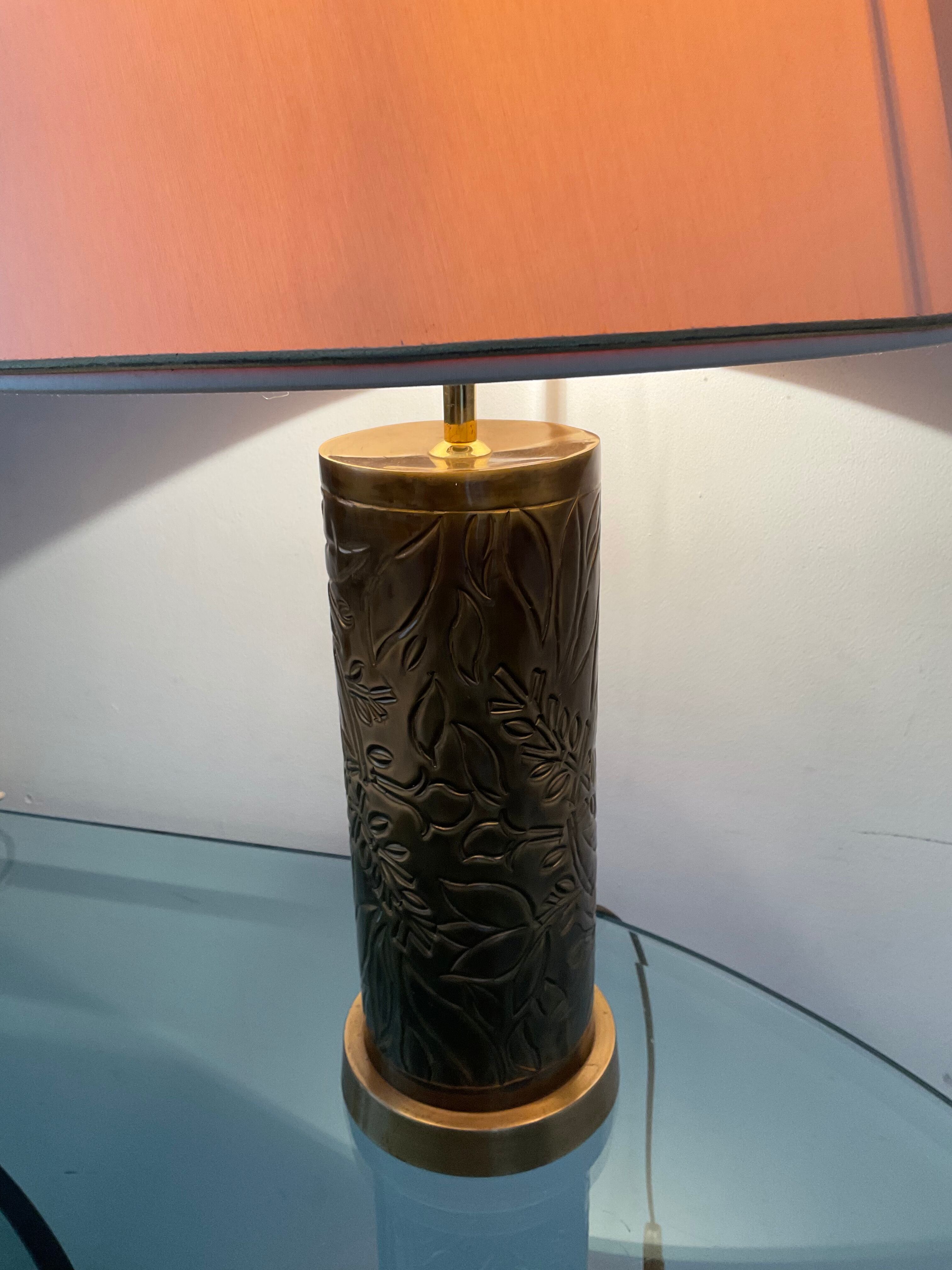 Louis Drimmer brass lamp from the 70s