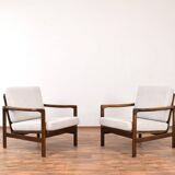 Mid-Century Lounge Chairs by Z. Bączyk, 1960s, Set of 2