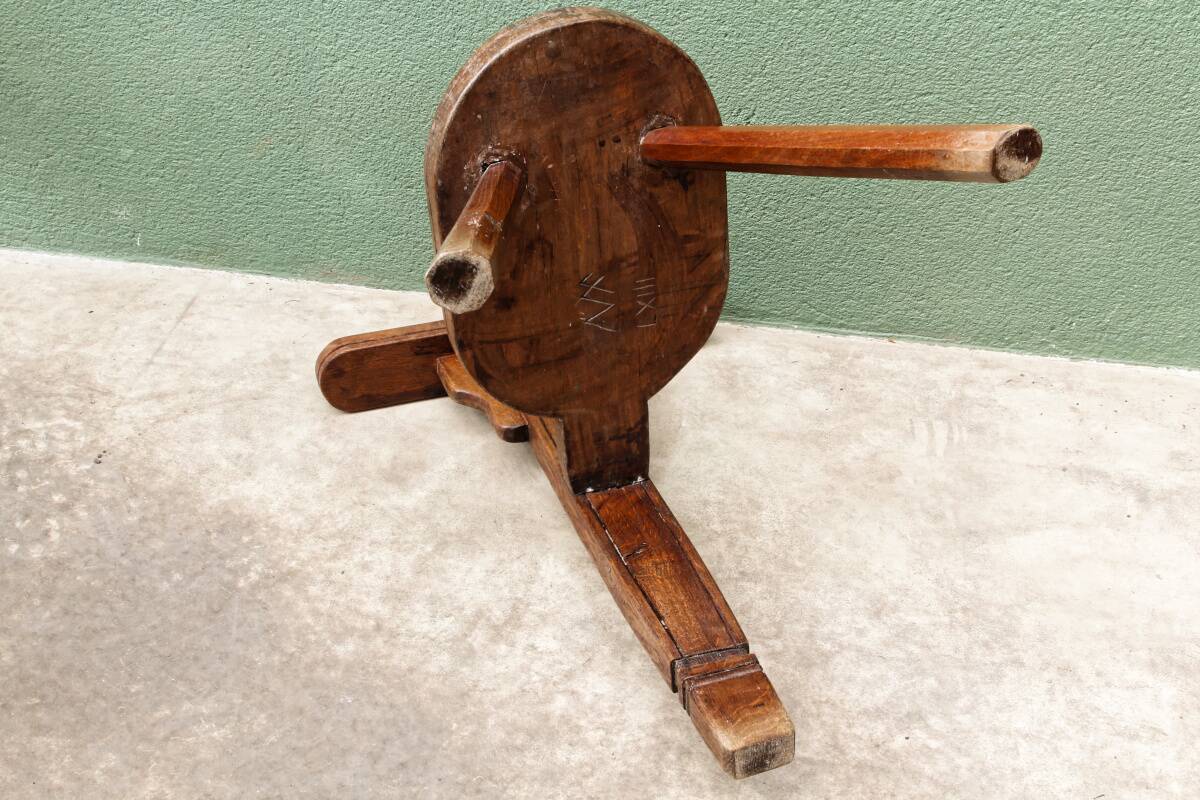 Milking chair, folk art, Alps, 19th century