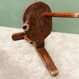 Milking chair, folk art, Alps, 19th century