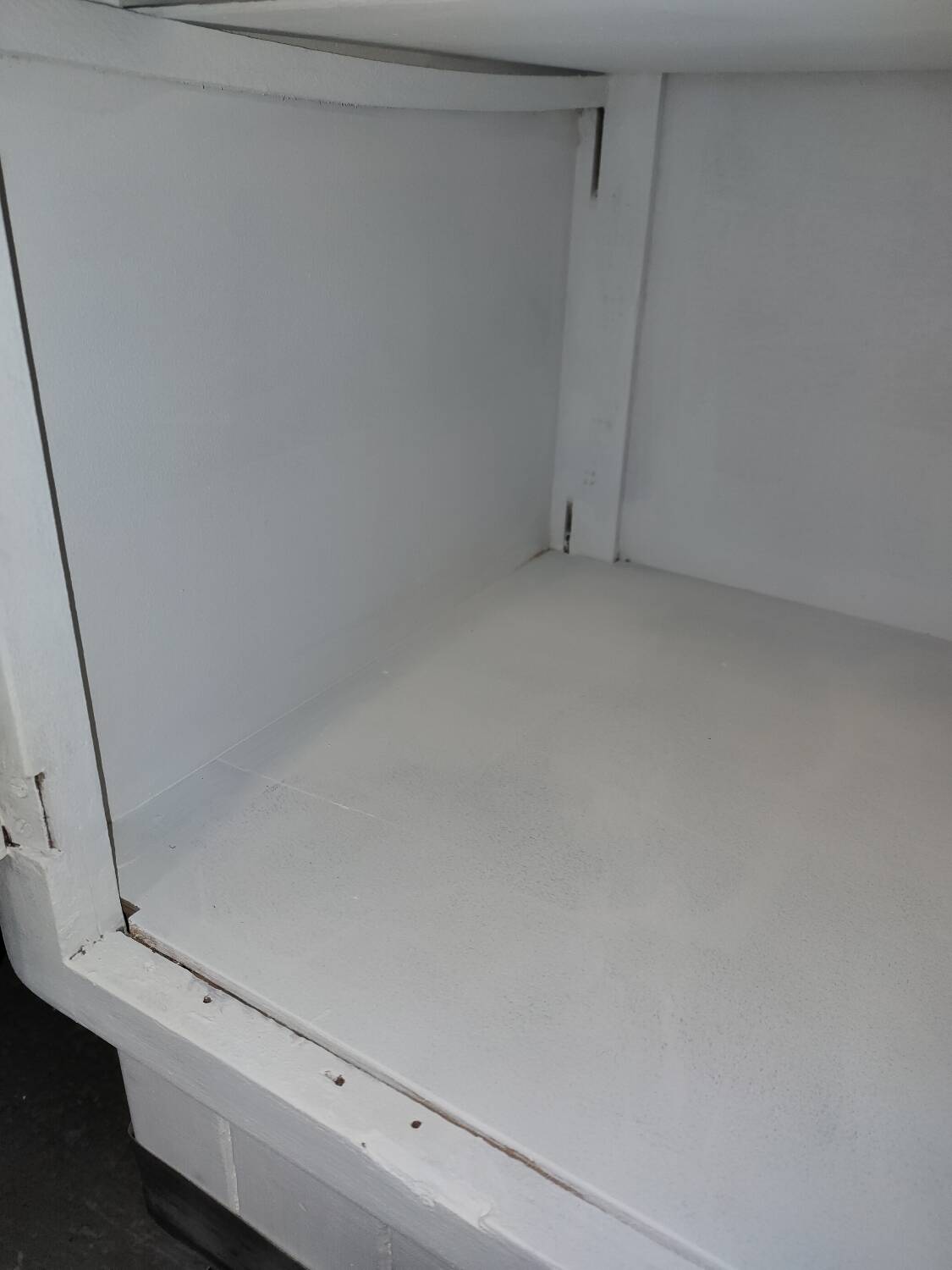 Green Formica cupboard or sideboard - 1960s