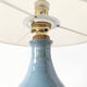 Vintage blue sandstone lamp 1960