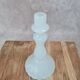 Vintage white opaline candlestick