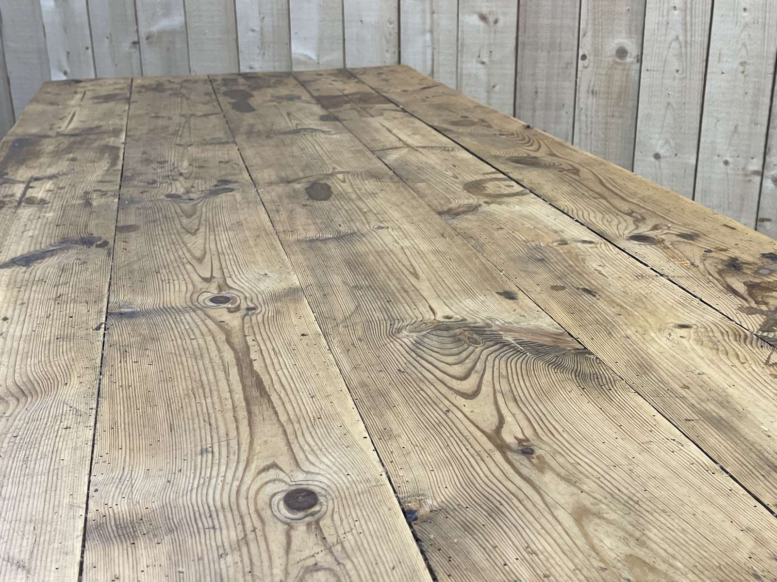 Early XXth fir farmhouse table