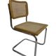 Set of 4 Cesca chairs model b32 in chrome made in italy by Marcel Breuer