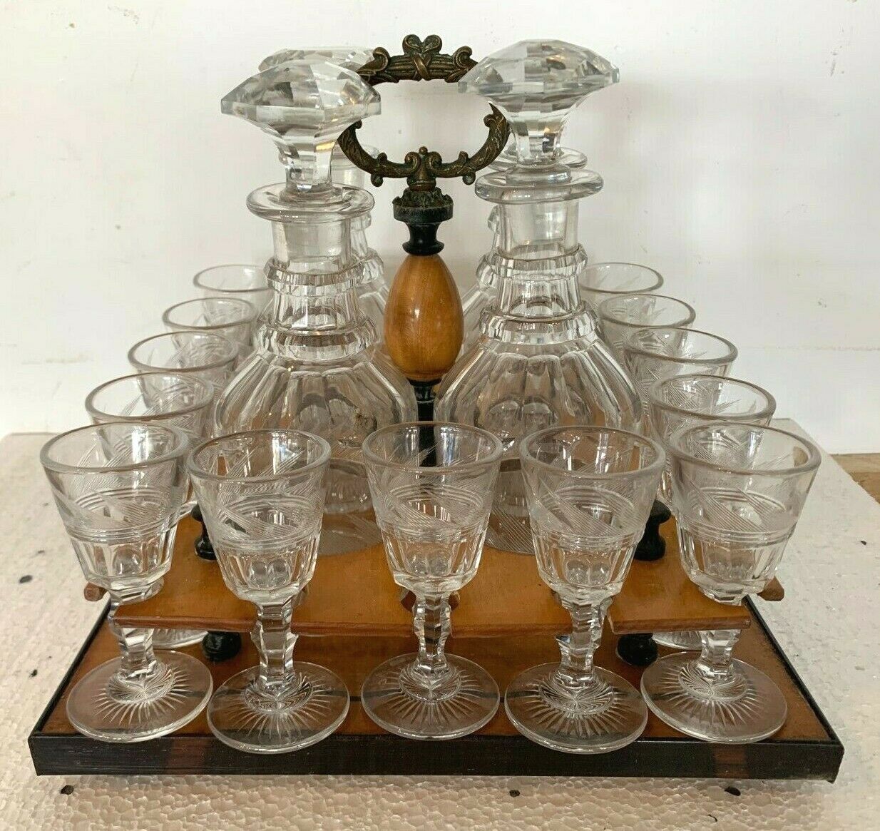 Cave has Charles X-style liqueur in 19th century lemon wood veneer