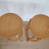 Paire de tabourets hauts vintage