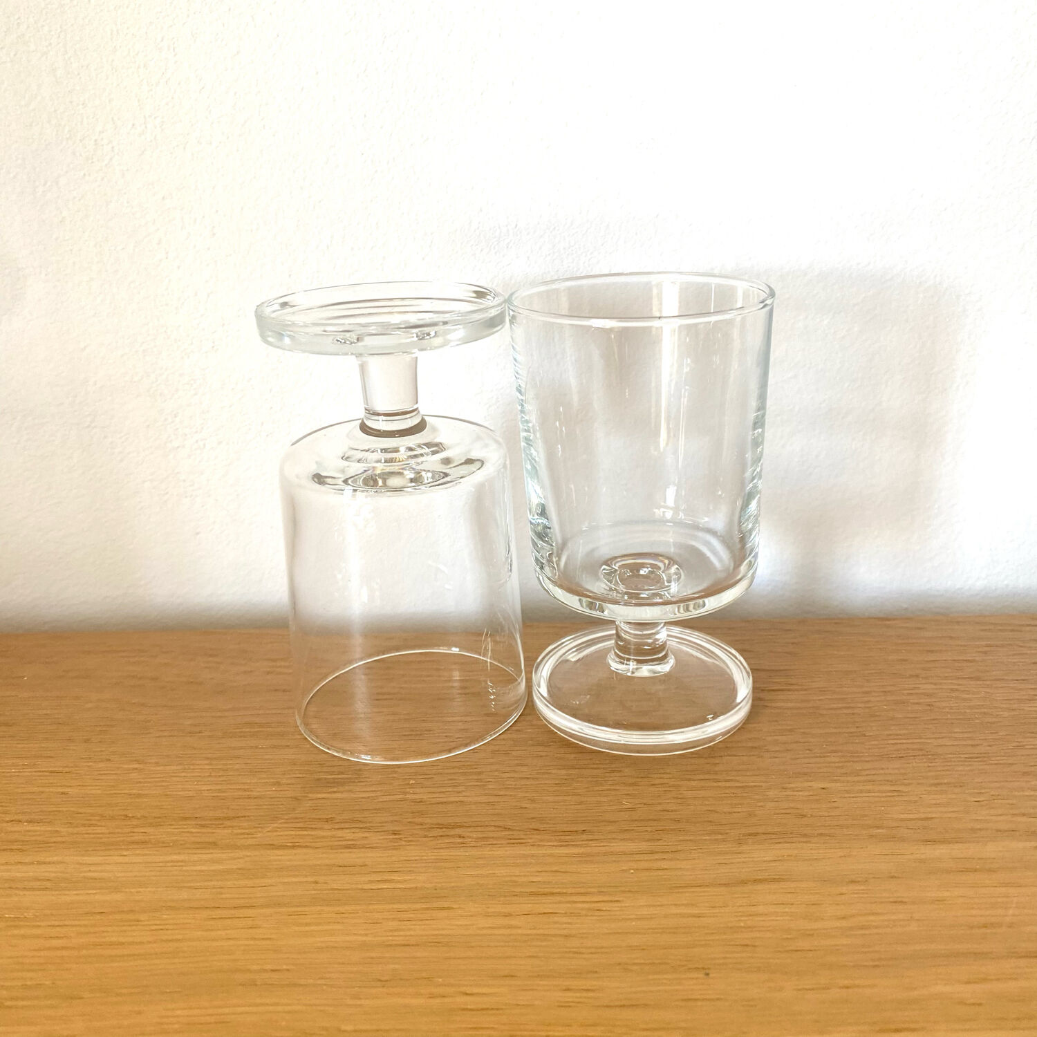 Luminarc transparent rider white wine glass service