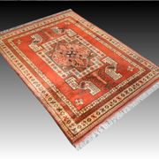 Afghan kazak oriental rug – hand-knotted: 127 x 170 cm