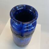 Vase bleu fat lava
