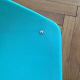 Chair blue shell of Pierre Guariche