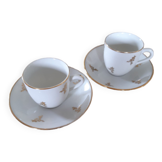 Tasses et sous tasses porcelaines