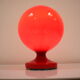 Lampe de table tout en verre du milieu du siècle Osvětlovací sklo Valašské meziříčí, années 1970