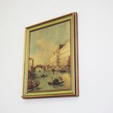 Landscape representing venice, 1960s, set of 2