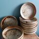 Deep plates in Puisaye stoneware by Jean-Pierre Prud'homme