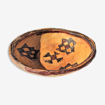dish in Kabyle Pottery from North Africa. Old