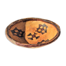Plat en poterie kabyle d'afrique du nord