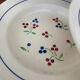 Set of 8 vintage Lunéville deep plates model Odile – bay decoration