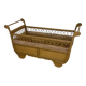 Lit bébé bois et rotin
