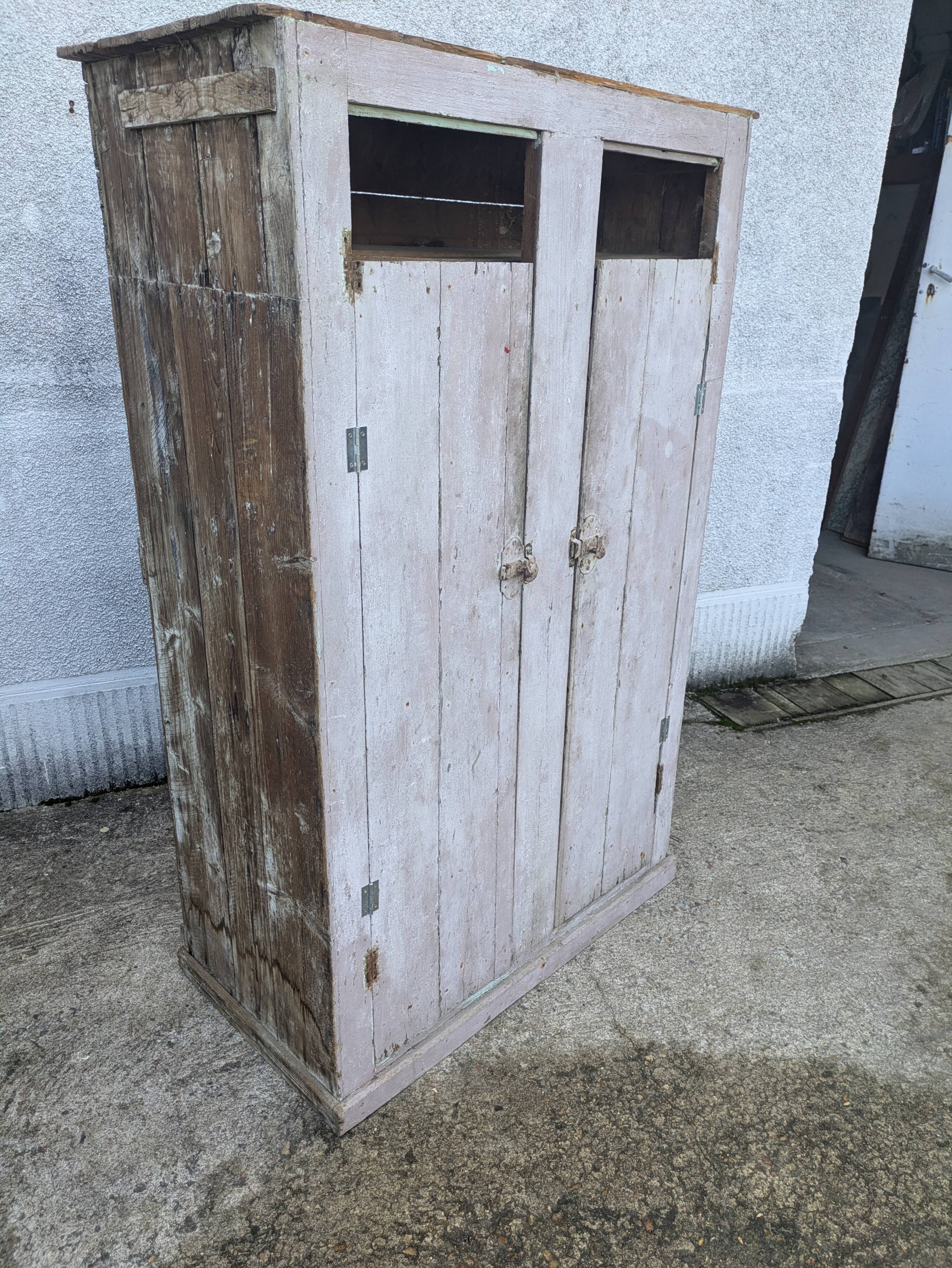 Small patinated cabinet