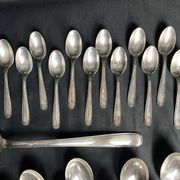 Tableware, silver-plated cutlery Argenta hallmark around 1970