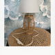 Bamboo cage lamp