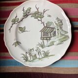 Assiette ancienne inspiration japon