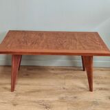 Table basse style scandinave années 50 palissandre