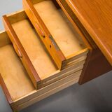 Danish teak desk by Kai Kristiansen for FM Møbler, 1960s