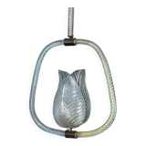 Ercole Barovier Murano glass chandelier. Italy 1940s