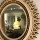 Mirror sun wood 75cm circa 1960