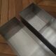 Wall storage space in stainless steel industrial steel designer