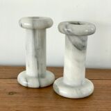 Marble candlesticks