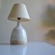 pied de lampe terre cuite grès moderniste France 1970